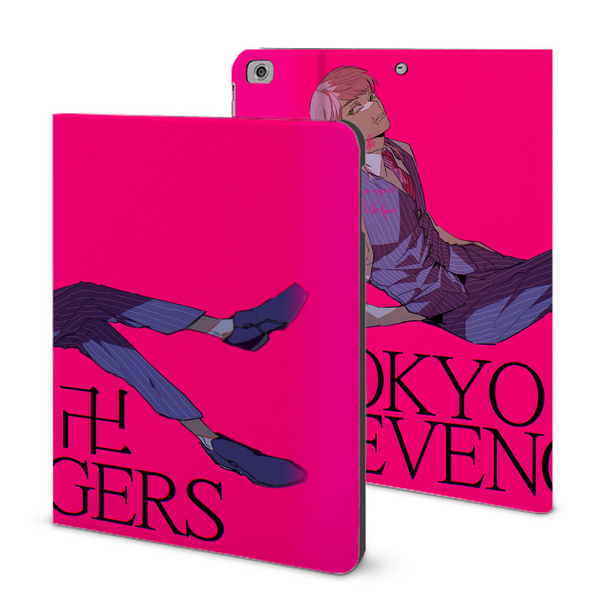 （画像用） 東京リベンジャーズ Tokyo Revengers IPad ケース ブック型 PUレザー TPU 耐衝撃 軽量 薄型 ペン収納なし 全面保護 IPad 各モデル対応